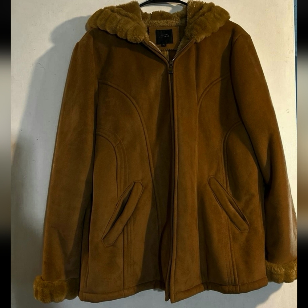 Braetan Chocolate Faux Fur Lined Jacket